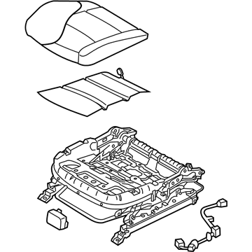 Hyundai 88100-3Y400-PDM Cushion Assembly-Front Seat,Driver