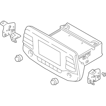 Hyundai 96160-G3300-PMP Audio Assembly