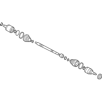 Hyundai 49501-D3030 Shaft Assembly-Drive,RH