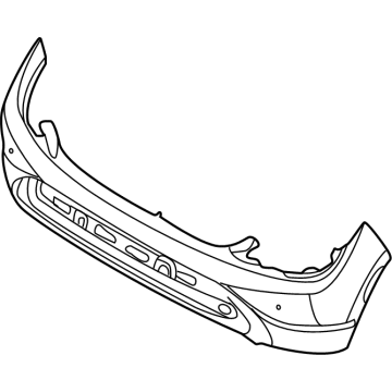 Hyundai 86610-J9BD0 Cover-RR Bumper