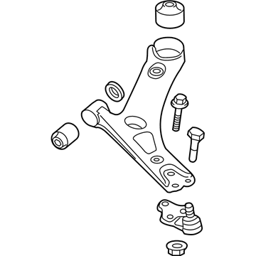 Hyundai 54500-2S600 Arm Complete-Front Lower,LH