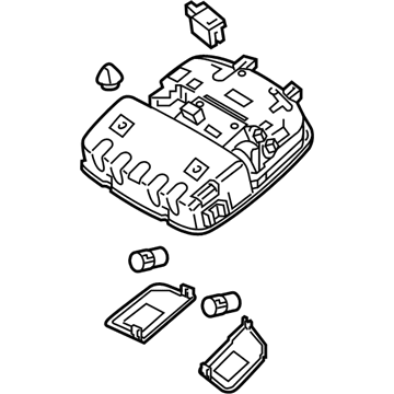 Hyundai 92800-G3010-TTX Overhead Console Lamp Assembly