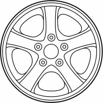 2015 Hyundai Elantra Spare Wheel - 52910-3X760
