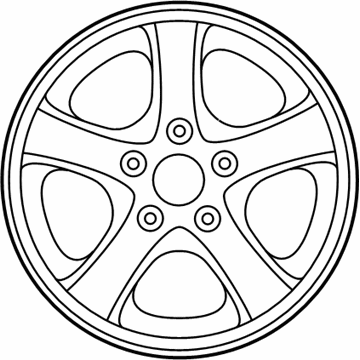 Hyundai 52910-3X760 Aluminium Wheel Assembly