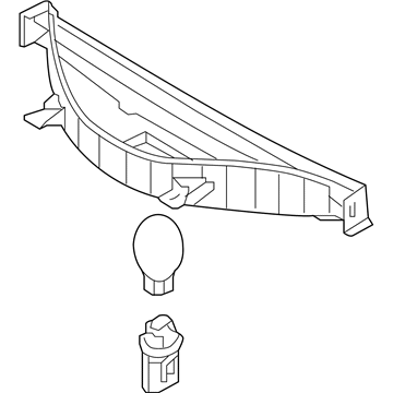 Hyundai 92700-J0000 Lamp Assembly-High Mounted Stop