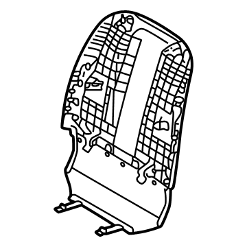 Hyundai 88391-CW010-NNB Map Board Assembly-FRT Seat Back,L