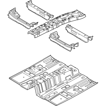 Hyundai 65100-L0000 Panel Assembly-Floor,Ctr