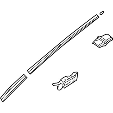 Hyundai 86131-3S000 MOULDING Assembly-Windshield Side & Ro