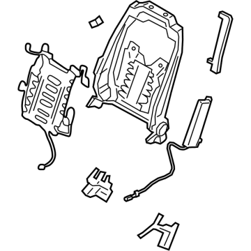 Hyundai 88310-CL020 Frame Assembly-FR Seat Back LH