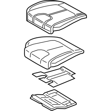 2021 Hyundai Santa Fe Hybrid Seat Cushion - 88100-S1030-YKM