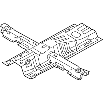 Hyundai 65130-G3000 Reinforcement Assembly-Center Floor