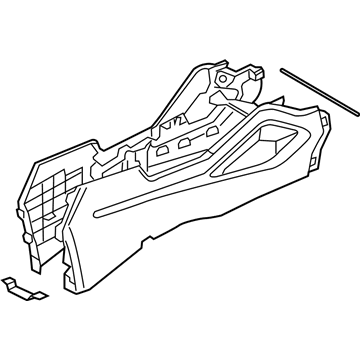 2017 Hyundai Tucson Center Console Base - 84610-D3000-TGG