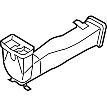 Hyundai 97020-D3000 Duct Assembly-Rear Air Ventilator,No.2