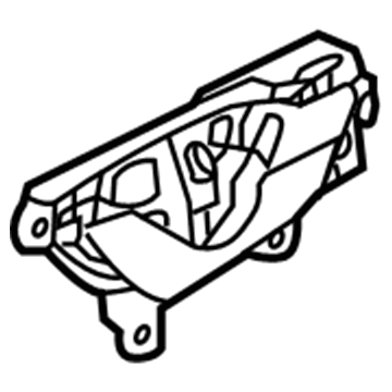 Hyundai 82610-G2010-VCS Interior Door Handle Assembly, Left