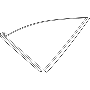 Hyundai 87820-N9000 Glass & MOULDING Assembly-Quarter