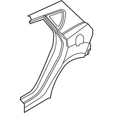 Hyundai 71503-1RC25 Panel Assembly-Quarter Outer,LH