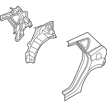 Hyundai 70200-1RA40 Panel Assembly-Quarter RH