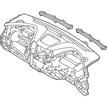 Hyundai 84710-4Z000-NBC Crash Pad Assembly-Main