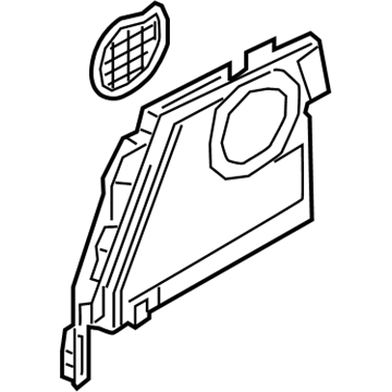 Hyundai 85730-G3100-TRY Trim Assembly-Luggage Side LH