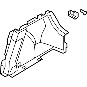 Hyundai 85740-G3150-TRY Trim Assembly-Luggage Side RH