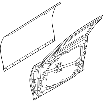 Hyundai 76003-G9000 Panel Assembly-Front Door,LH