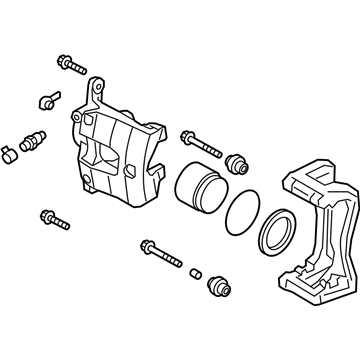 Hyundai 58180-J5A01 CALIPER Kit-Brake,LH