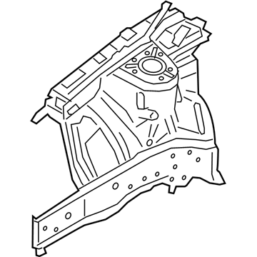 Hyundai 64501-K9000 Panel Assembly-FNDR Apron,LH