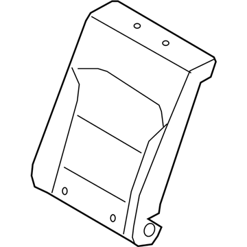 Hyundai 89360-F3030-XFJ Rear Left-Hand Seat Back Covering