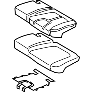 Hyundai 89100-S1030-YKK Cushion Assembly-2ND Seat,LH