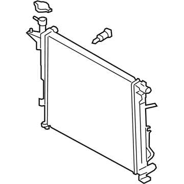 2020 Hyundai Santa Fe Radiator - 25310-S1120