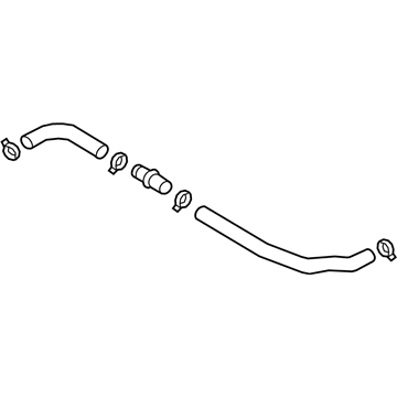 2020 Hyundai Santa Fe Radiator Hose - 25414-S1700