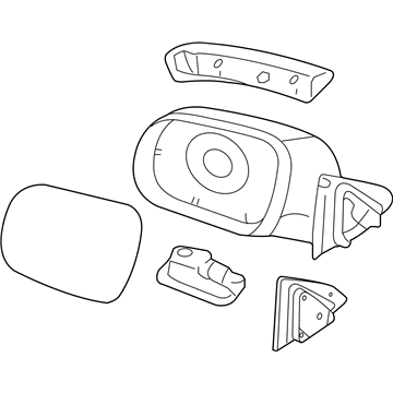 Hyundai 87620-3J310 Mirror Assembly-Outside Rear View,RH