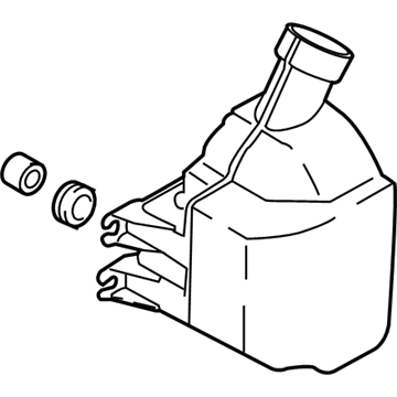 Hyundai 28190-1F000 Resonator Assembly