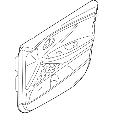 Hyundai 82308-CL220-SST Panel Assembly-Front Door Trim,RH