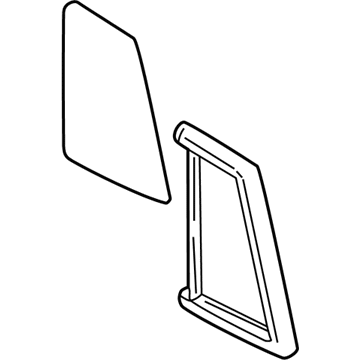 Hyundai 83460-26020 Glass Assembly-RR Dr Fix