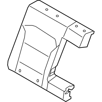 Hyundai 89460-F3030-XFT Rear Right-Hand Seat Back Covering