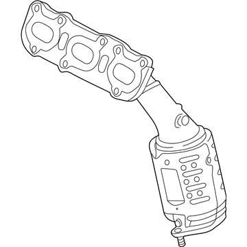 Hyundai 28510-3C750 Exhaust Manifold Catalytic Assembly, Left