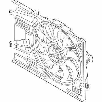 2022 Hyundai Sonata Hybrid Cooling Fan Assembly - 25380-L5000