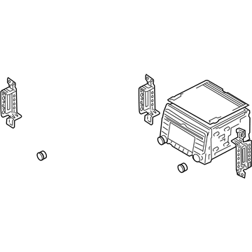 Hyundai 96160-2L100-4X Radio Assembly-Electronic Tune Radio