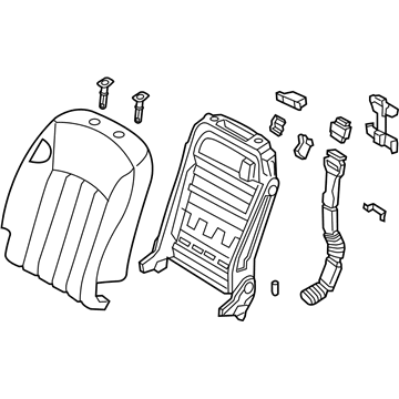 Hyundai 88400-3N300-XIT Back Assembly-Front Seat Passenger