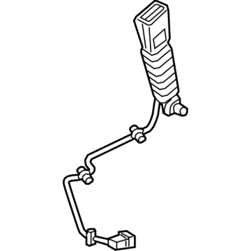 Hyundai 88840-D2000-VNB Buckle Assembly-FR S/BELT,RH