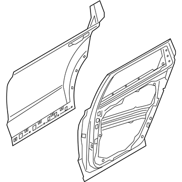 Hyundai 77004-S8010 Panel Assembly-Rear Door,RH