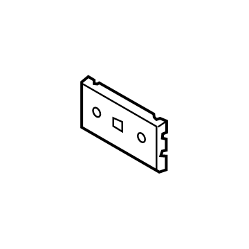 Hyundai 86519-F2AC0 Front Bumper License Plate Moulding