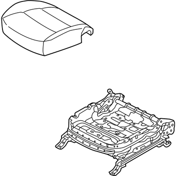 Hyundai 88108-B8010-R5X Cushion Assembly-Front Seat,Passenger