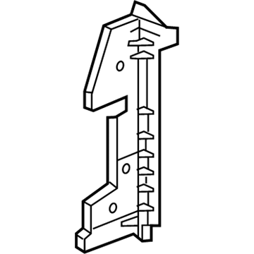 Hyundai 29134-E6500 Air Guard, Right