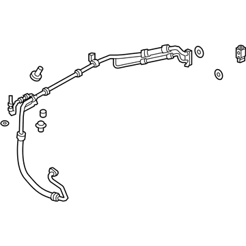 2018 Hyundai Sonata Hybrid A/C Hose - 97775-E6500