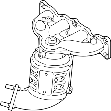 Hyundai Santa Fe Exhaust Manifold - 28510-2GBJ0