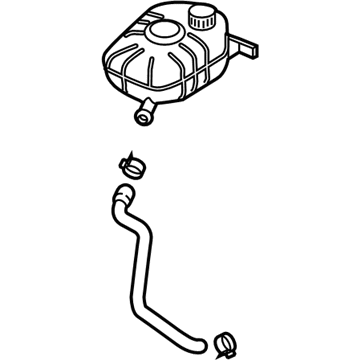 Hyundai Veloster Coolant Reservoir - 25430-J7400