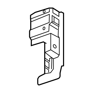 Hyundai 29134-J3400 Air Guard, Right