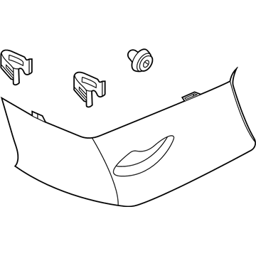 Hyundai 85865-S8000-NNB Trim Assembly-Gate Pillar RH